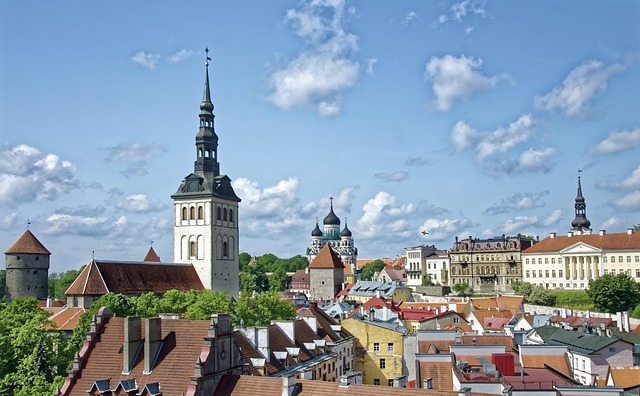 Estonia’s Baltic edge beneath pale sky and a very low-volume world