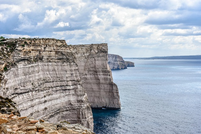 Gozo limestone retreat where cliff air dominates the whole mood