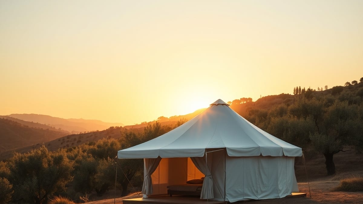 andalusian countryside glamping