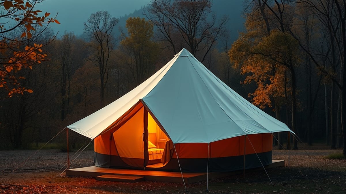 autumn glamping trips