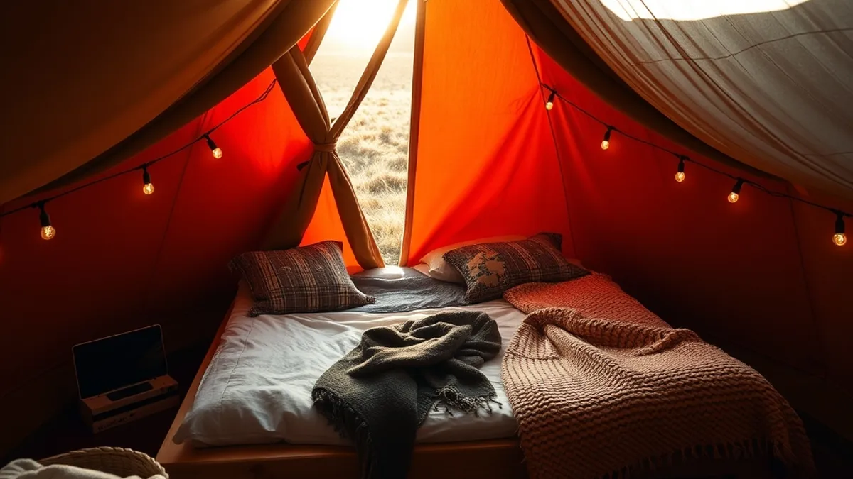 bell tent glamping