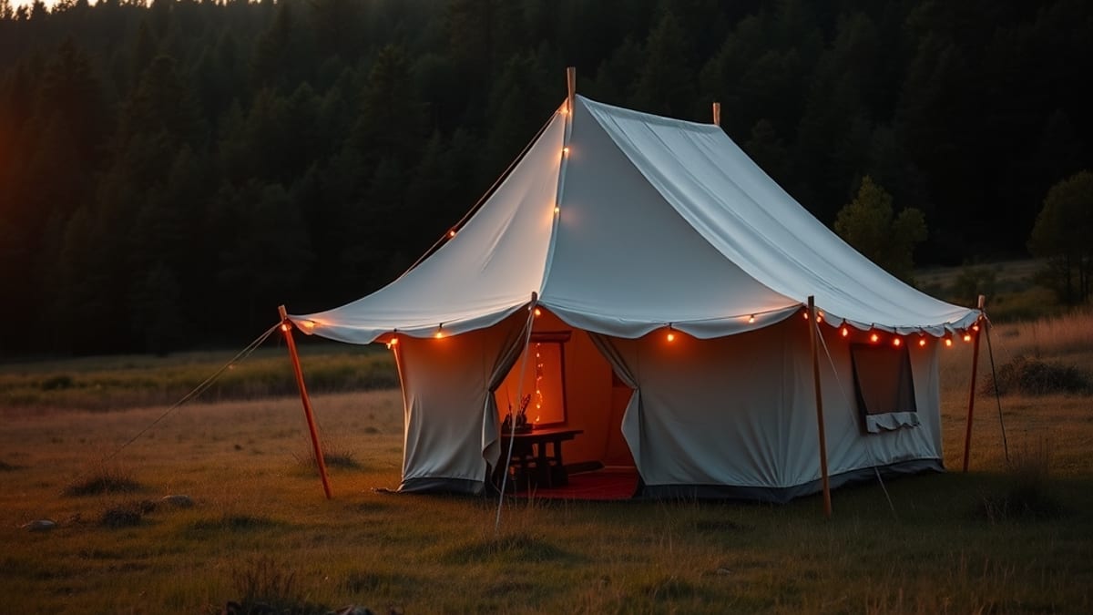 book a glamping site