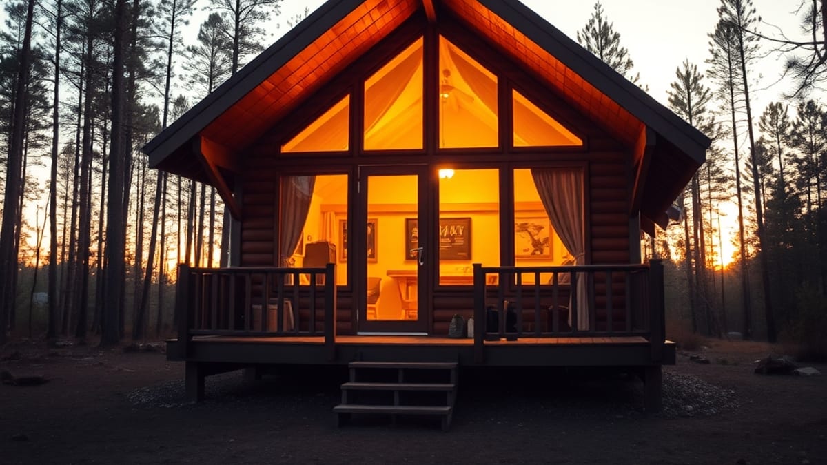 cabin vs yurt glamping