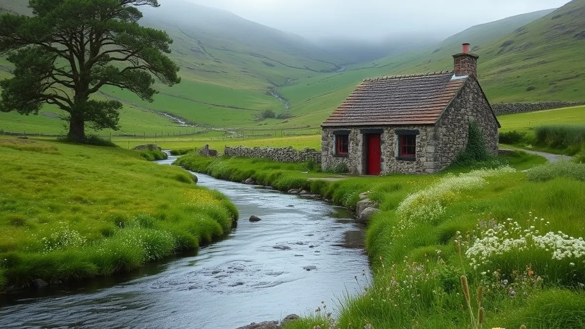 cabins in the Scottish Borders