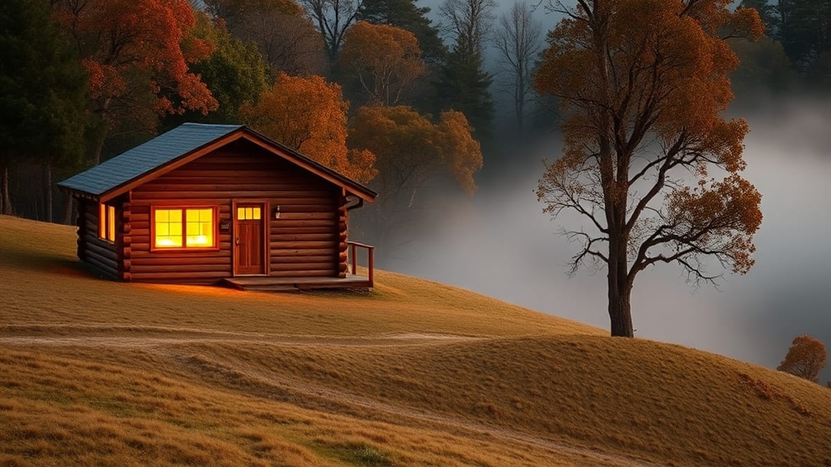 cabins in the Scottish Borders