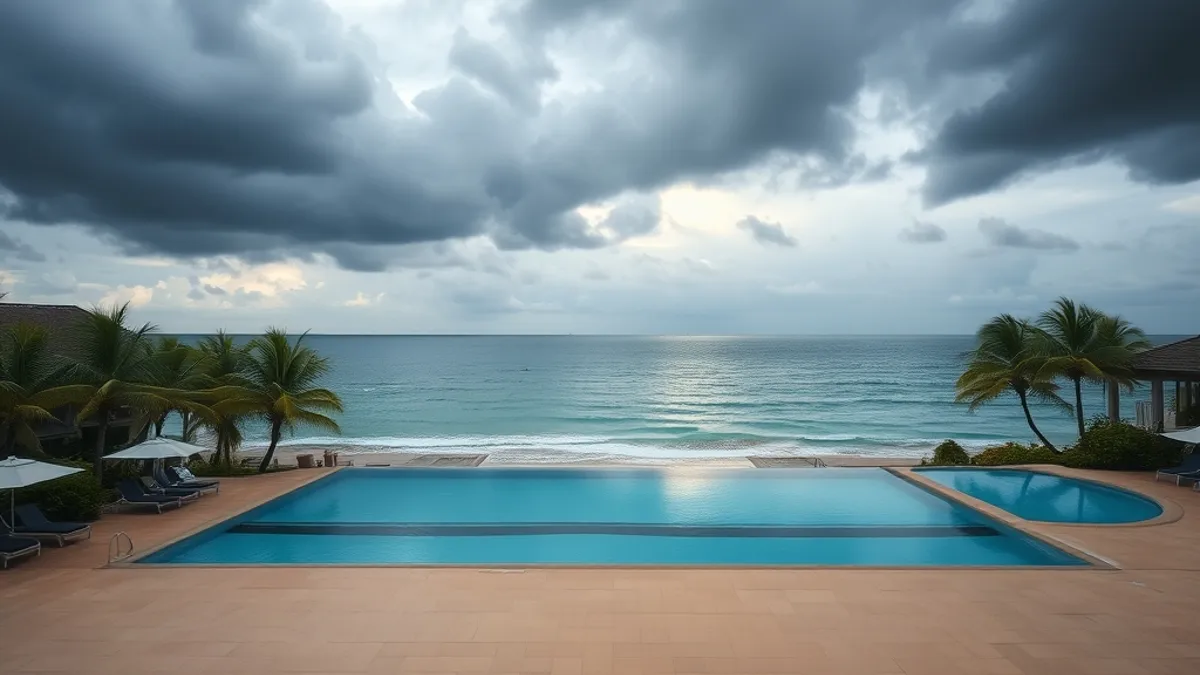 Caribbean resort weather seasons