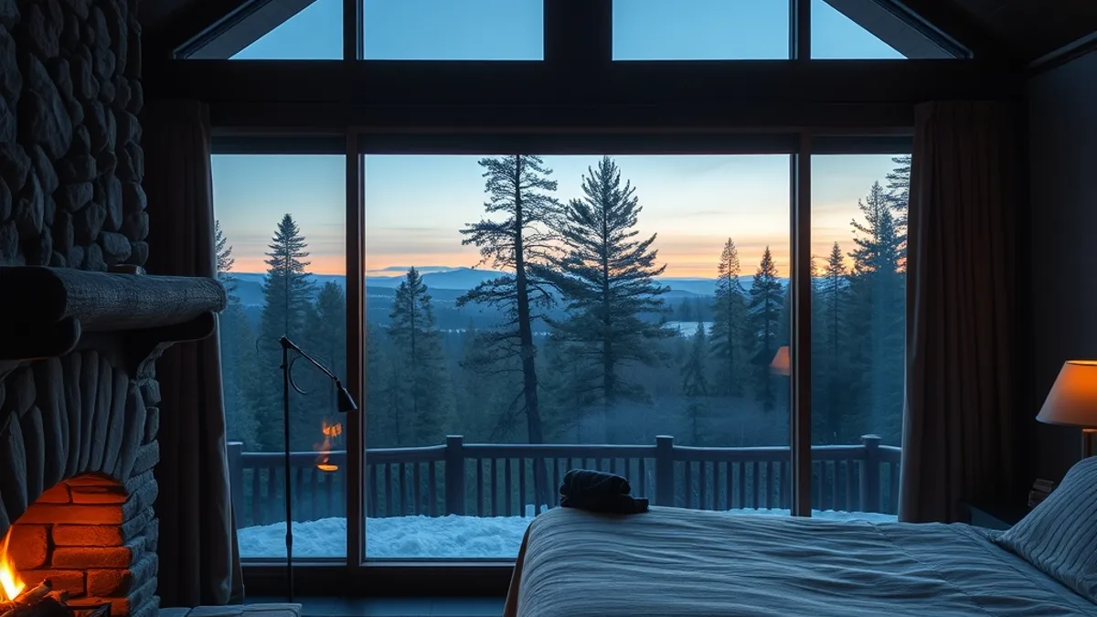 lodge for a honeymoon