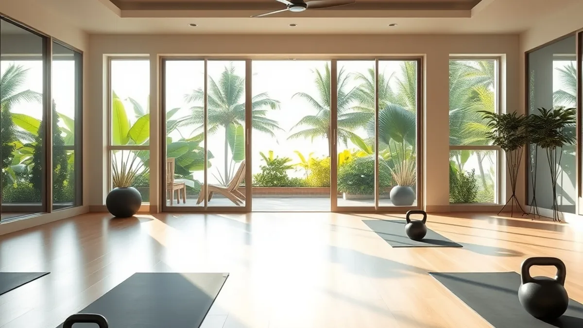 resort with a good gym