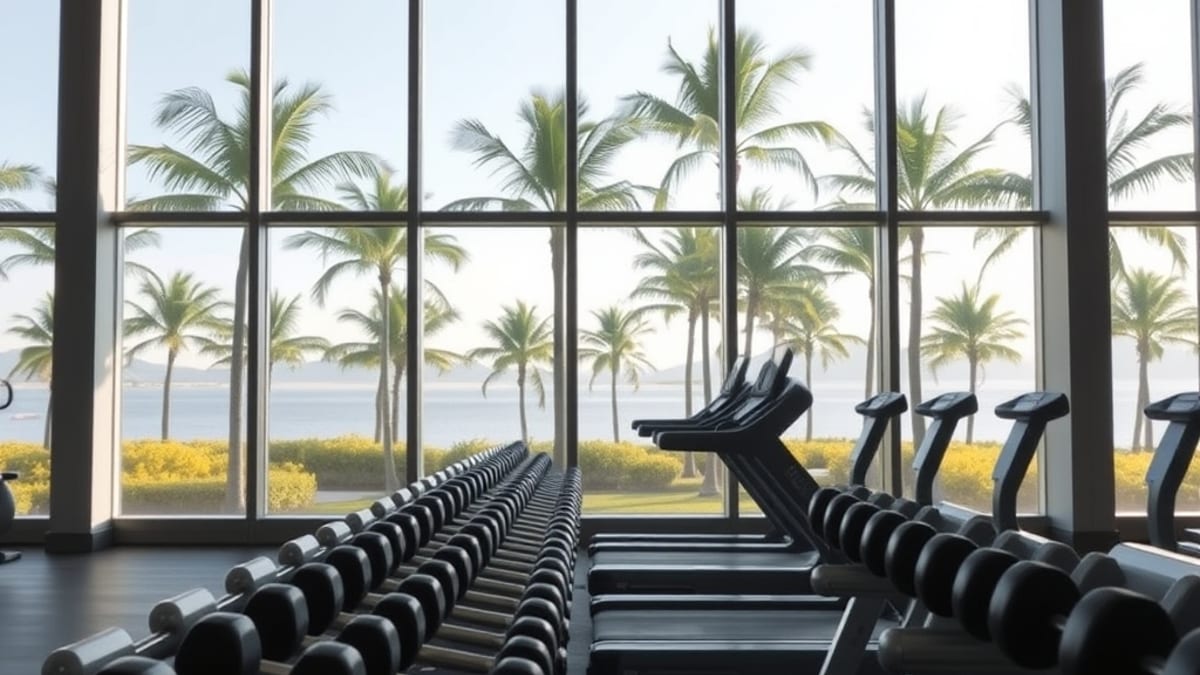 resort with a good gym