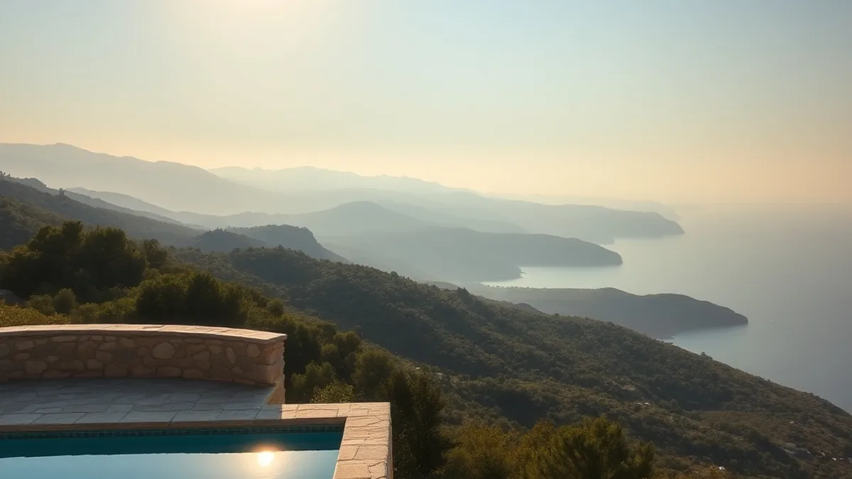 Crete villa areas