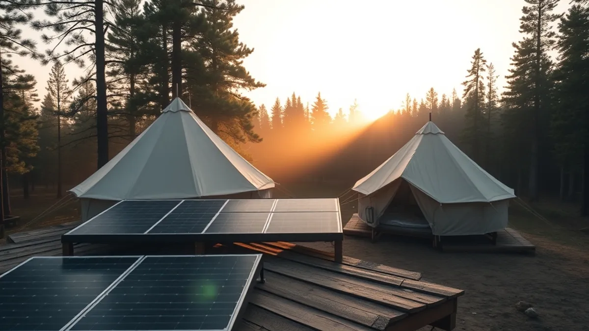 eco glamping