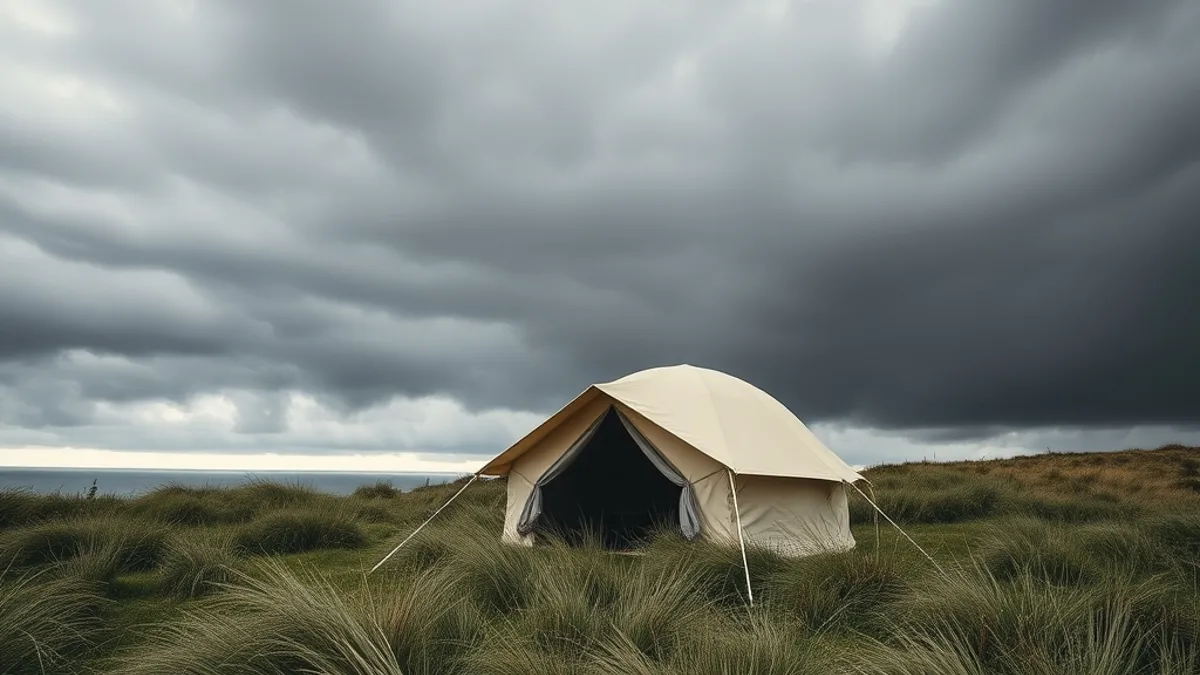 glamping bad weather