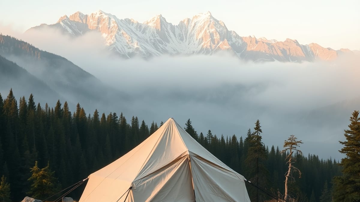 glamping in the Canadian Rockies