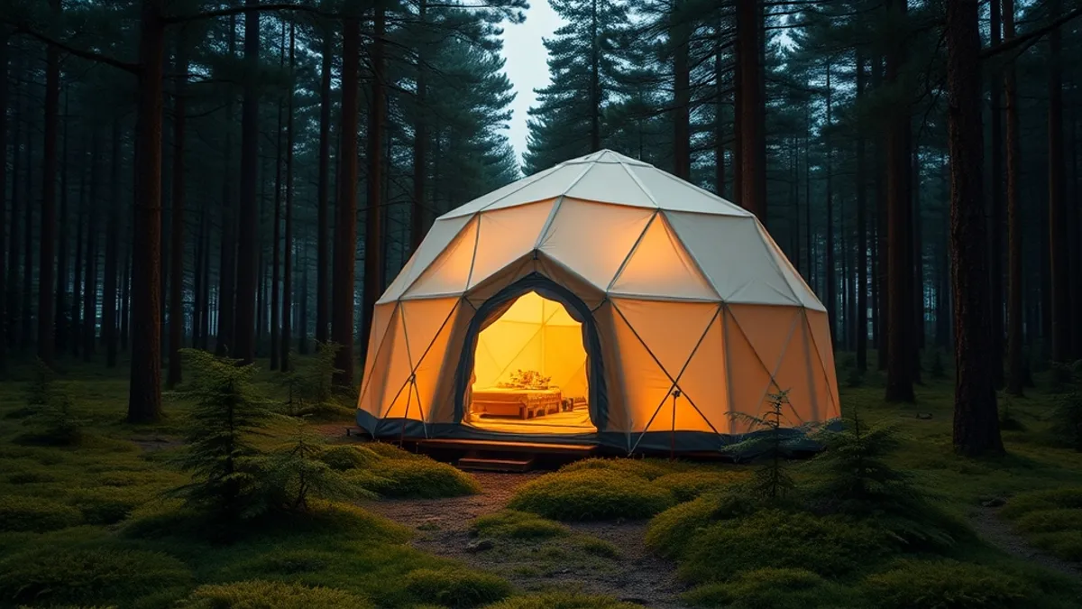 glamping in Estonian bogs