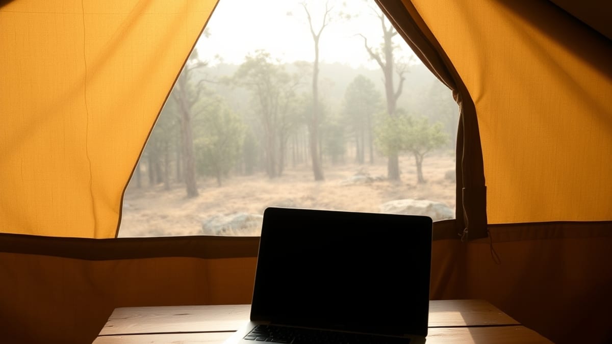 glamping for digital nomads
