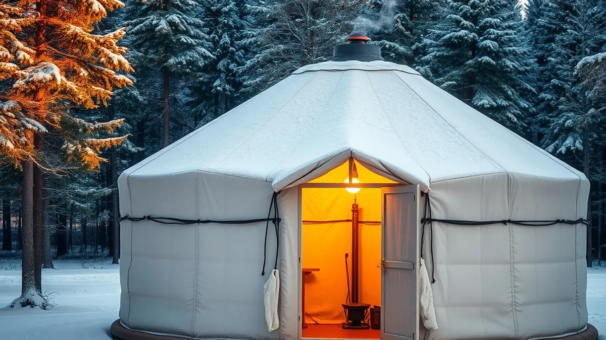 glamping heating and insulation
