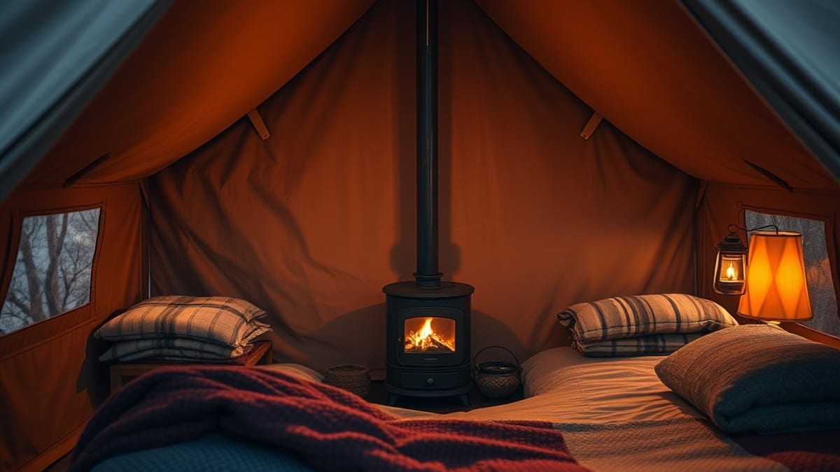glamping heating and insulation