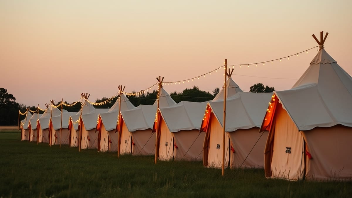 glamping for hen and stag weekends
