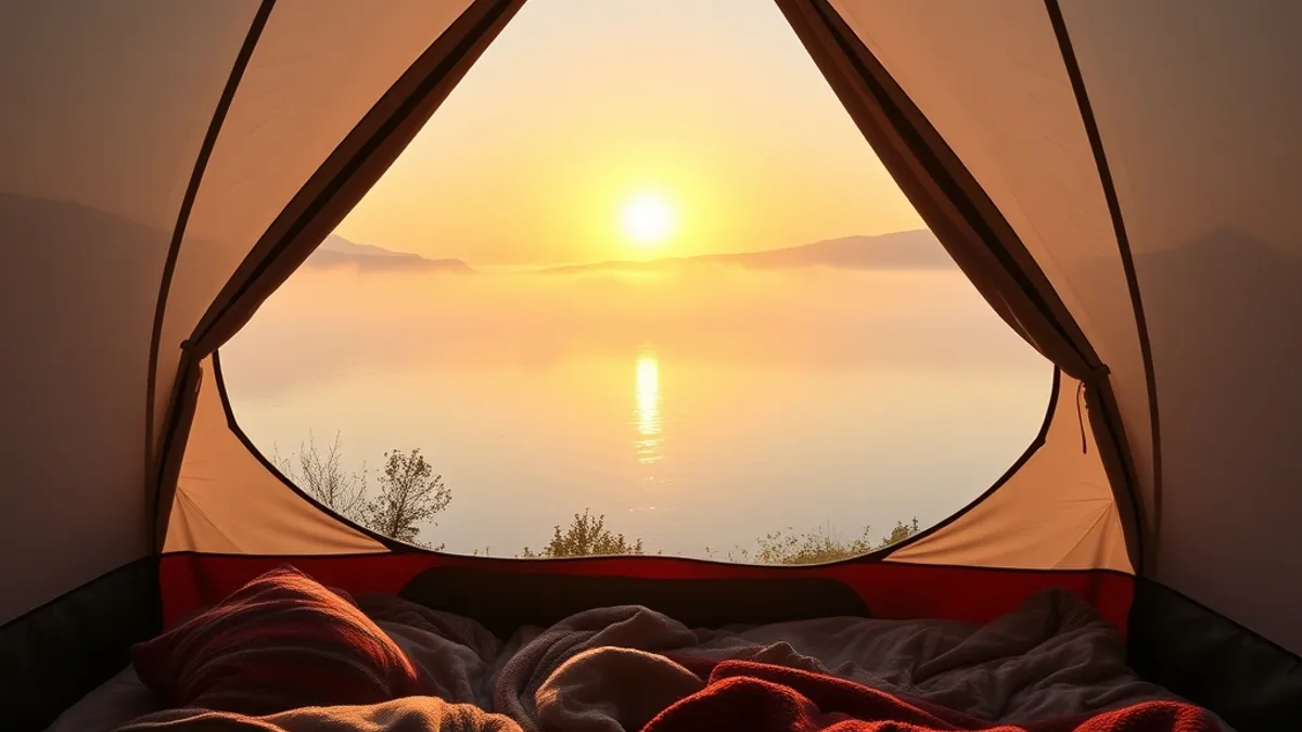 glamping honeymoon