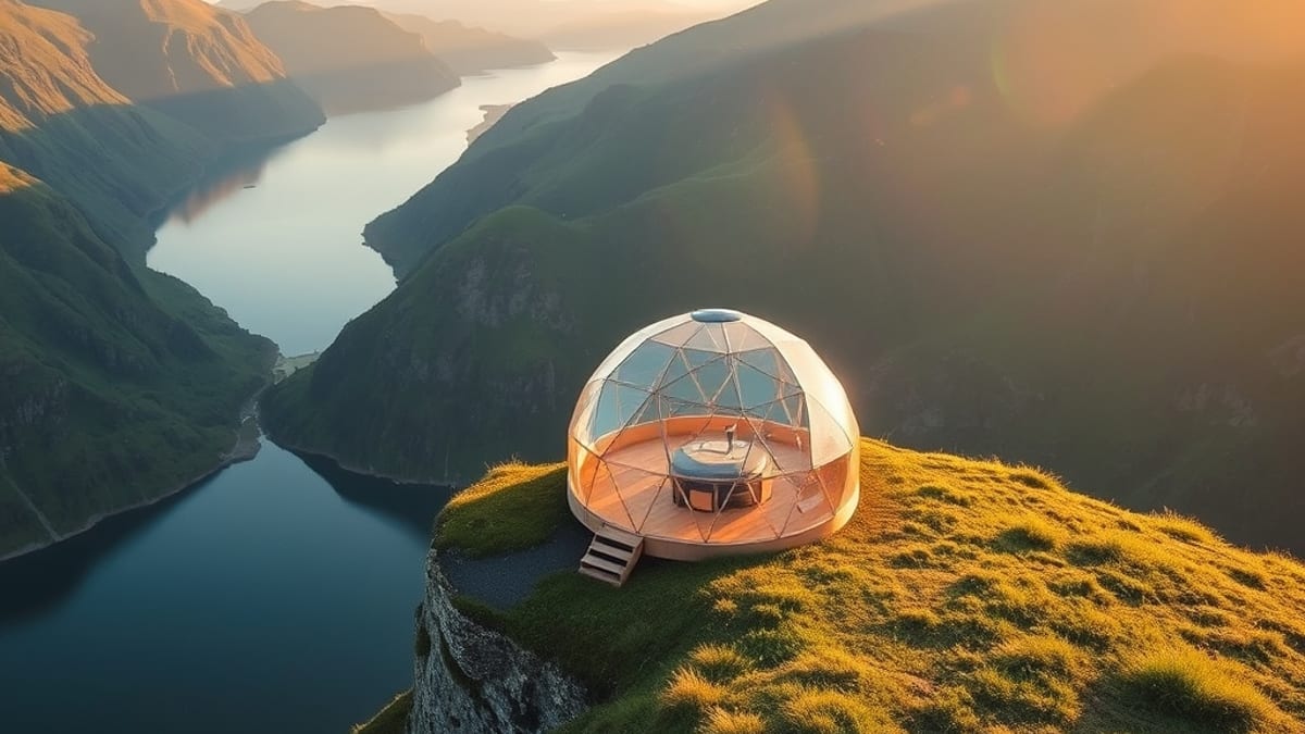 glamping in Norway's Fjords