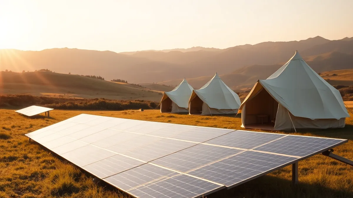 glamping power and charging