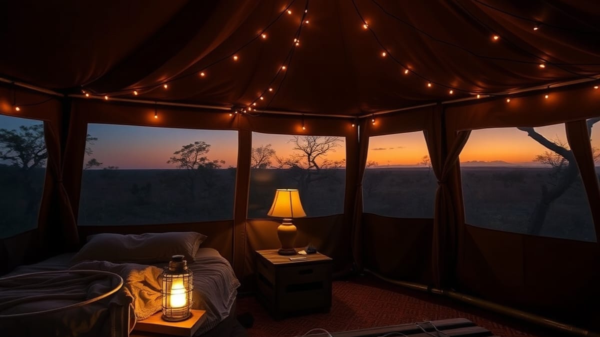 glamping power and charging
