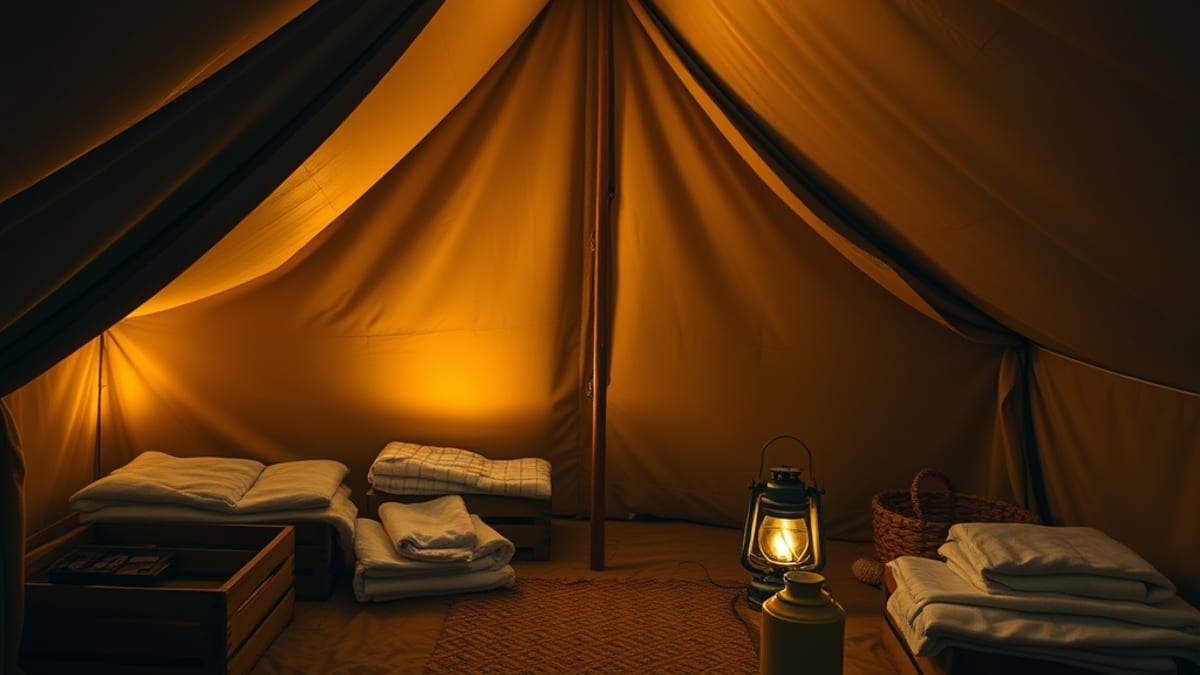 glamping trip