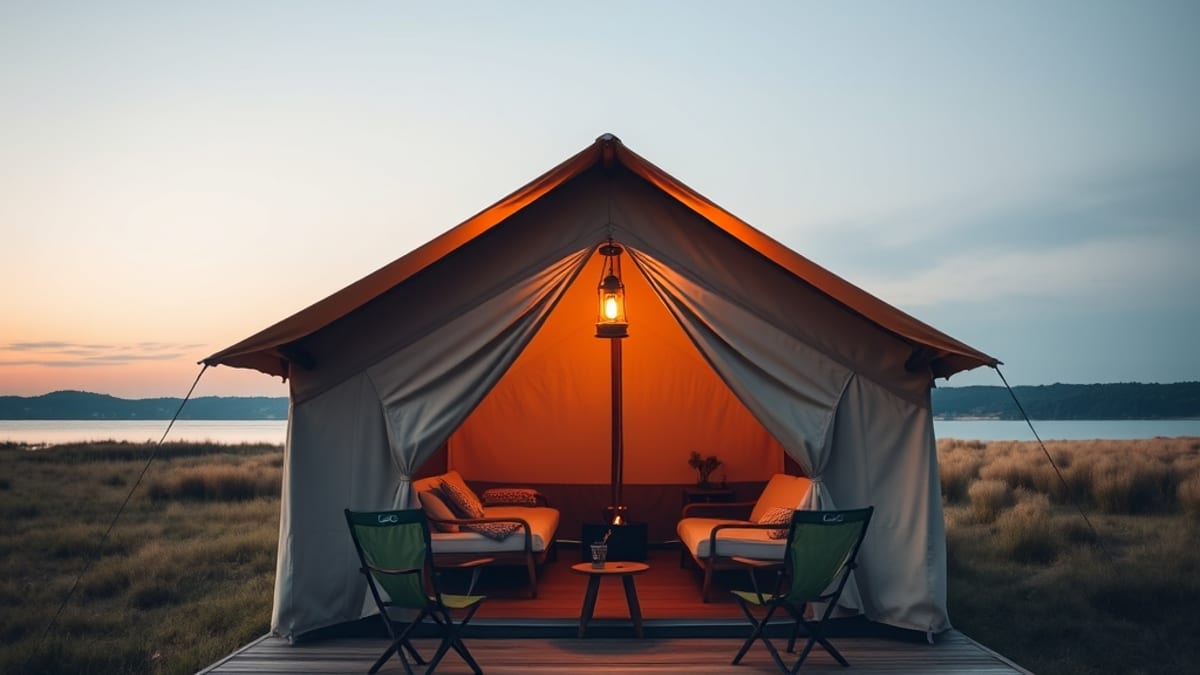 glamping vs budget hotel