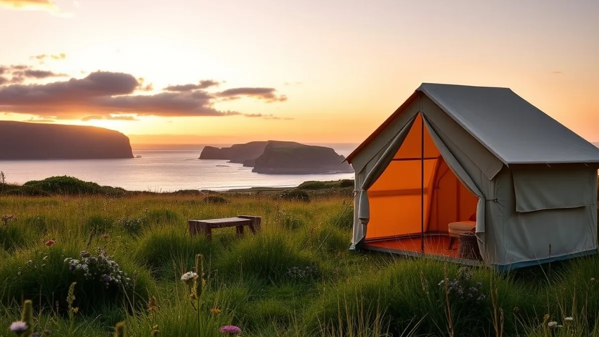 Glamping in Wales