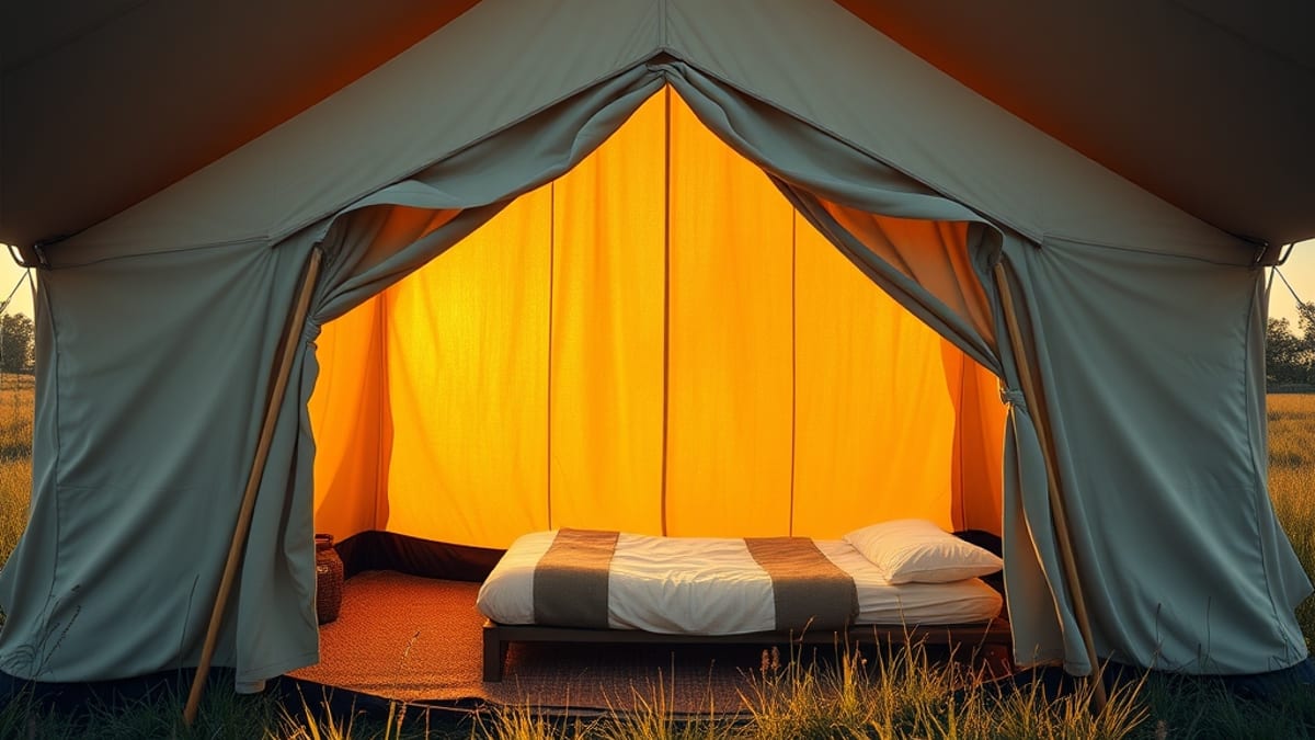 glamping with babies and toddlers