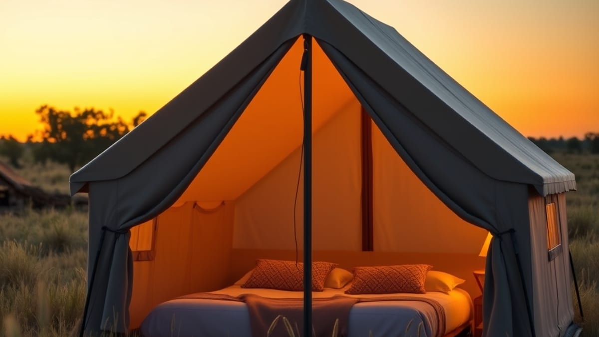 glamping with kids
