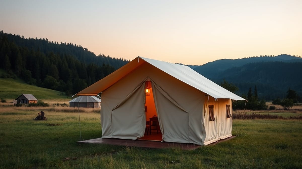choose a glamping site