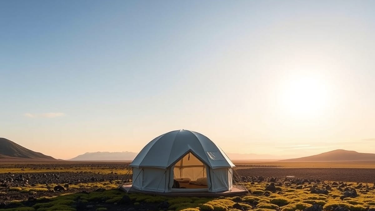 Iceland glamping
