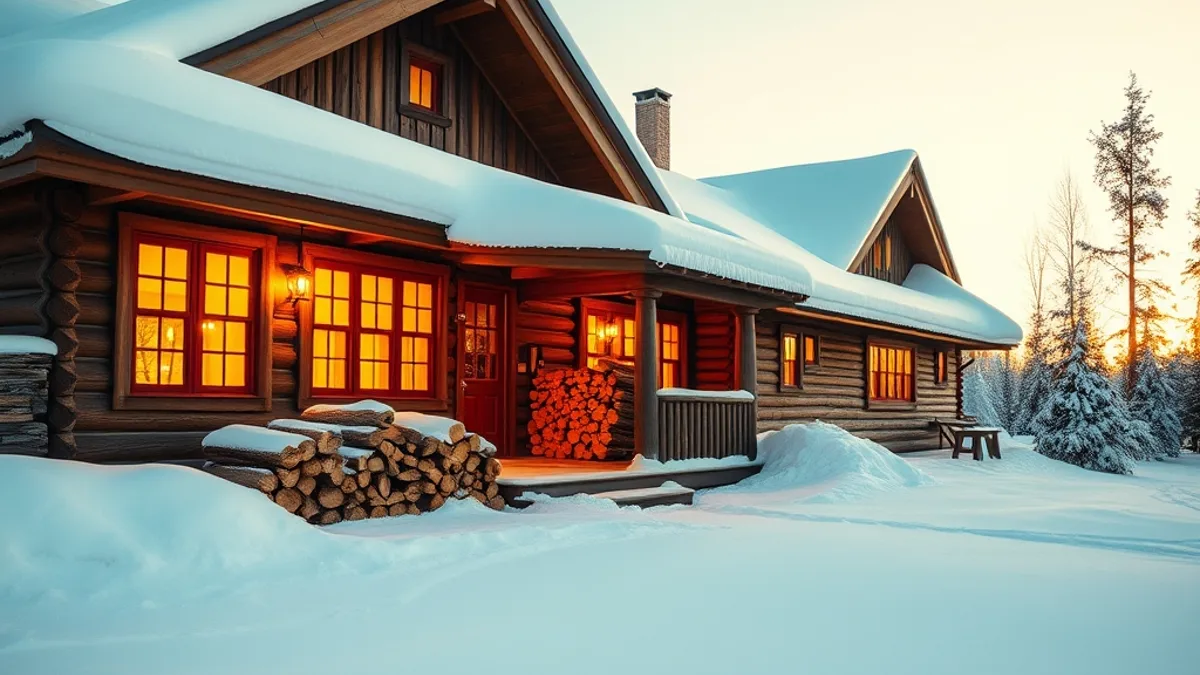 lodge stays with wood burners