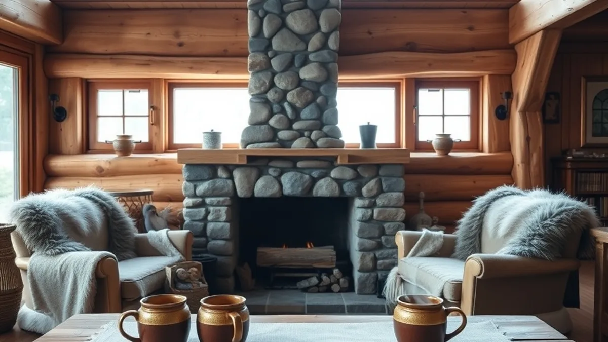 lodge or chalet for ski trips