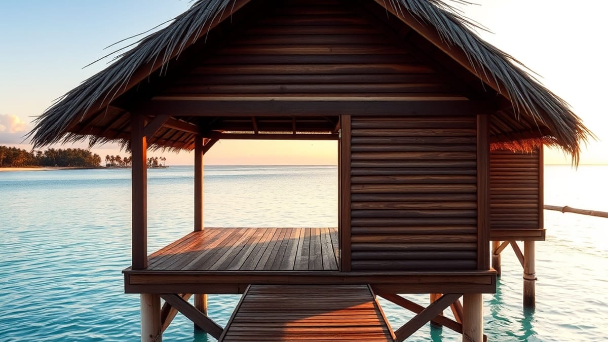 overwater bungalow