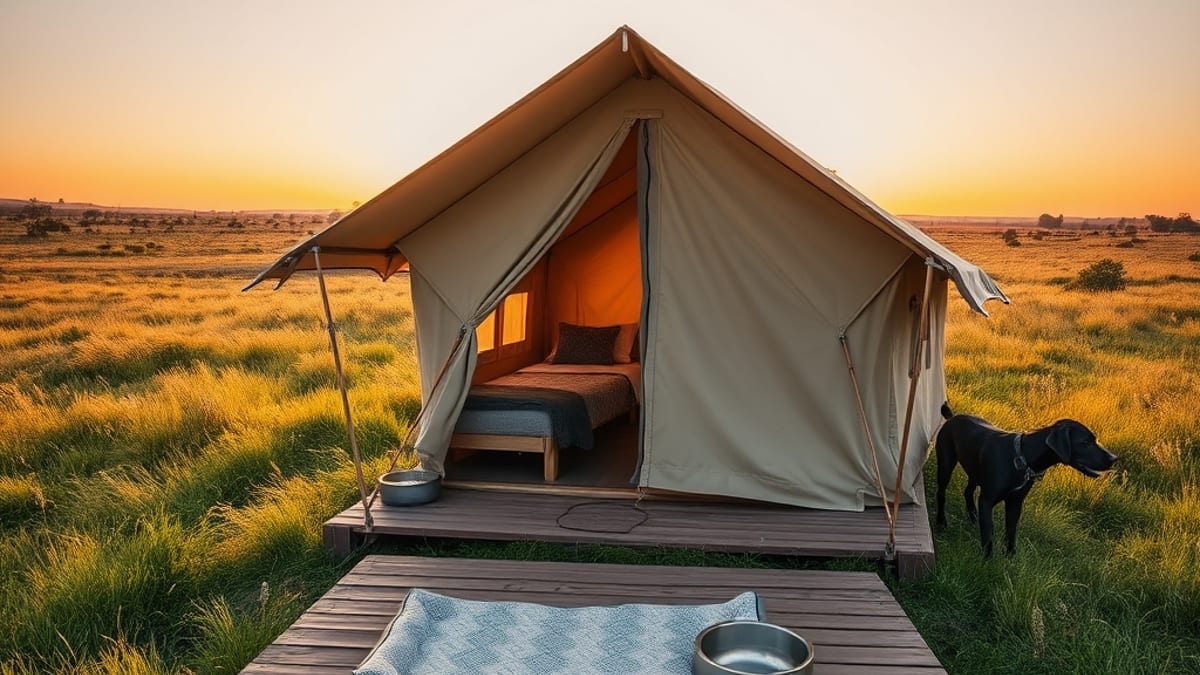 pet-friendly glamping