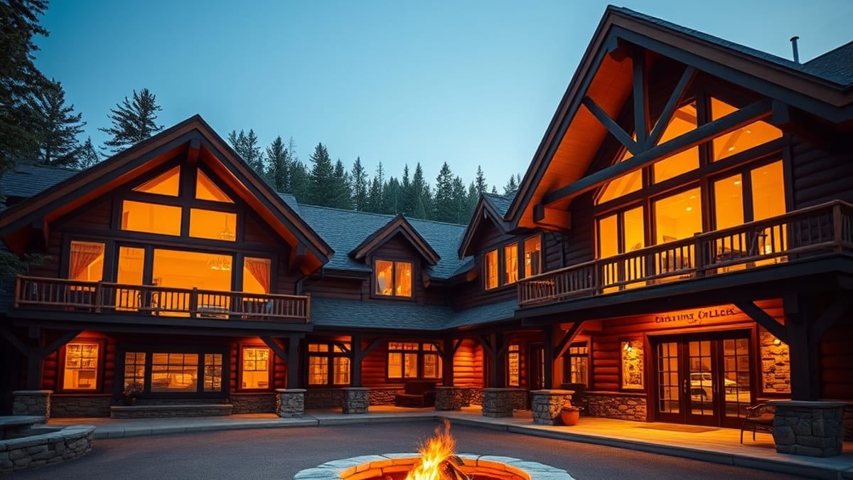 large group lodge stay