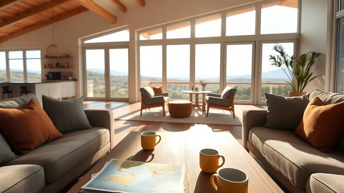 renting a villa with friends