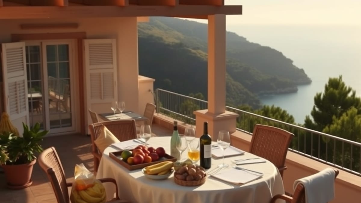 self-catering villa stay