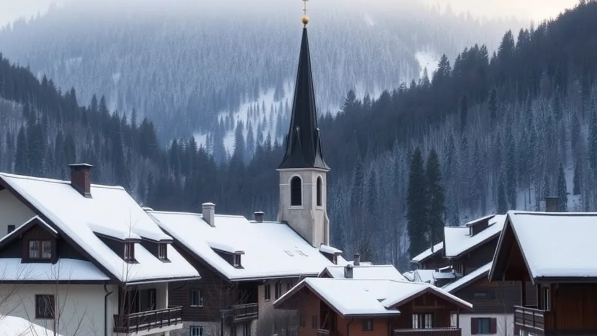 ski resort vs village stay