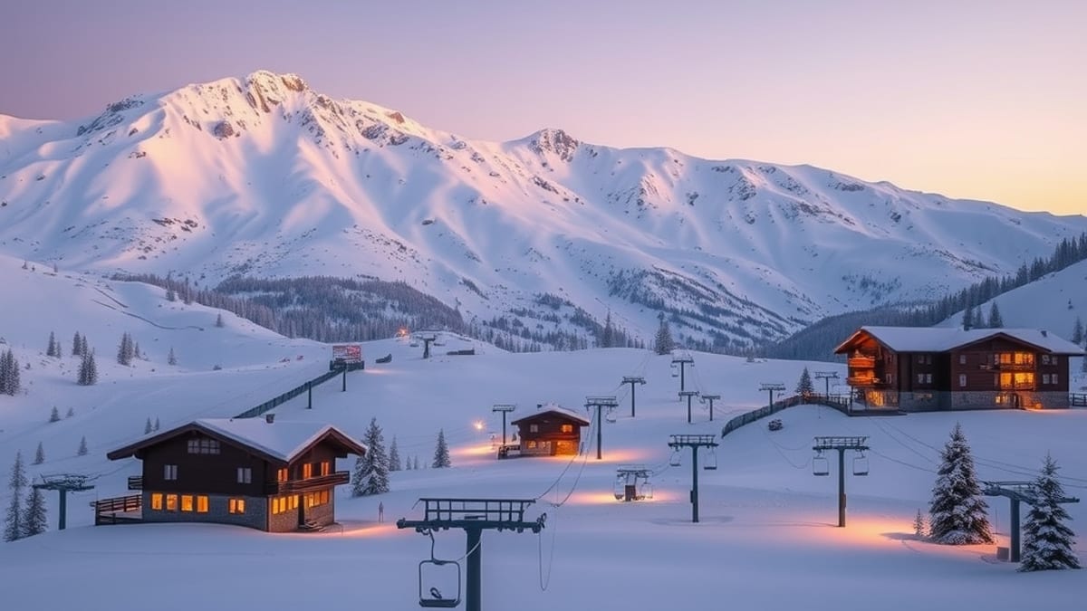 ski resort vs village stay