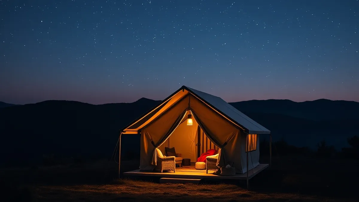 Slovak mountain glamping