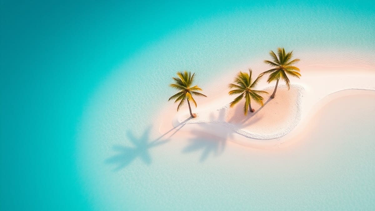 swimmable resort beach