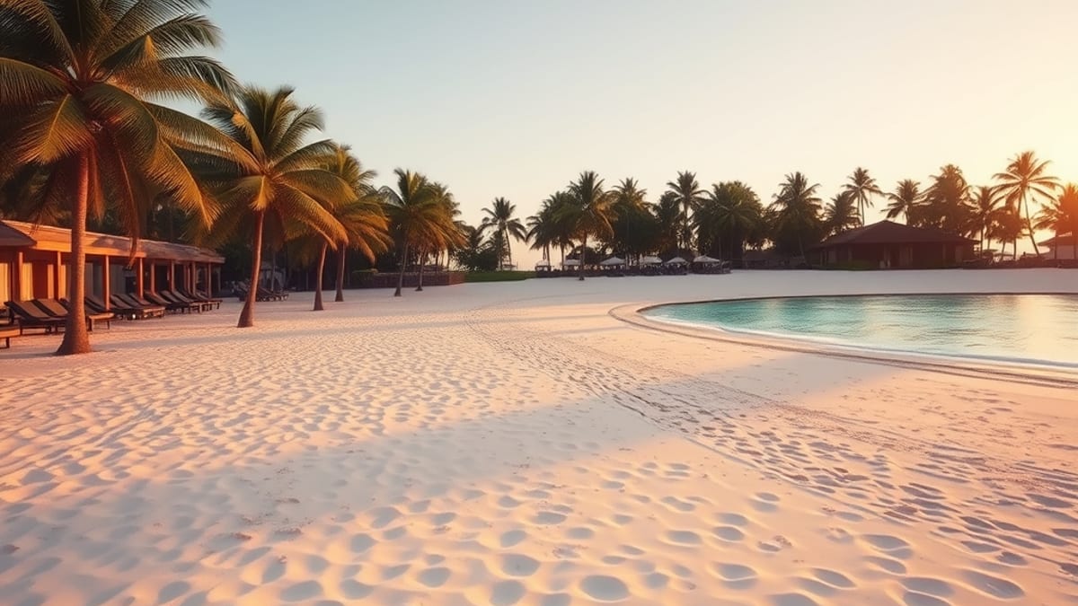 resort beach quality