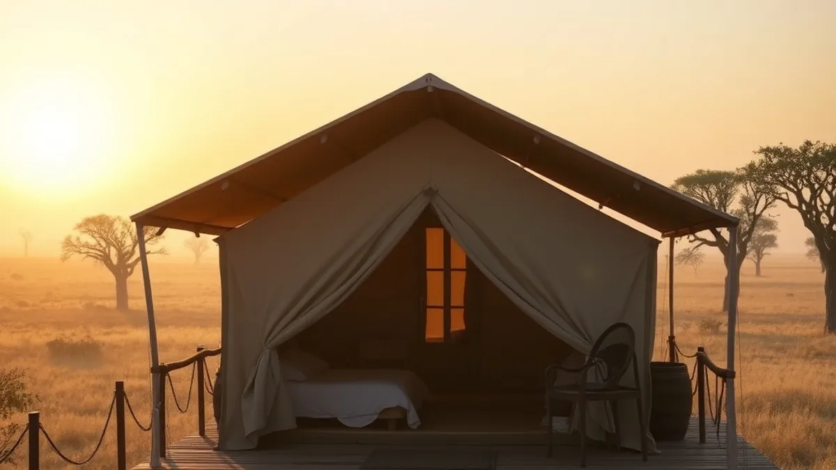 treehouse stays vs safari tents