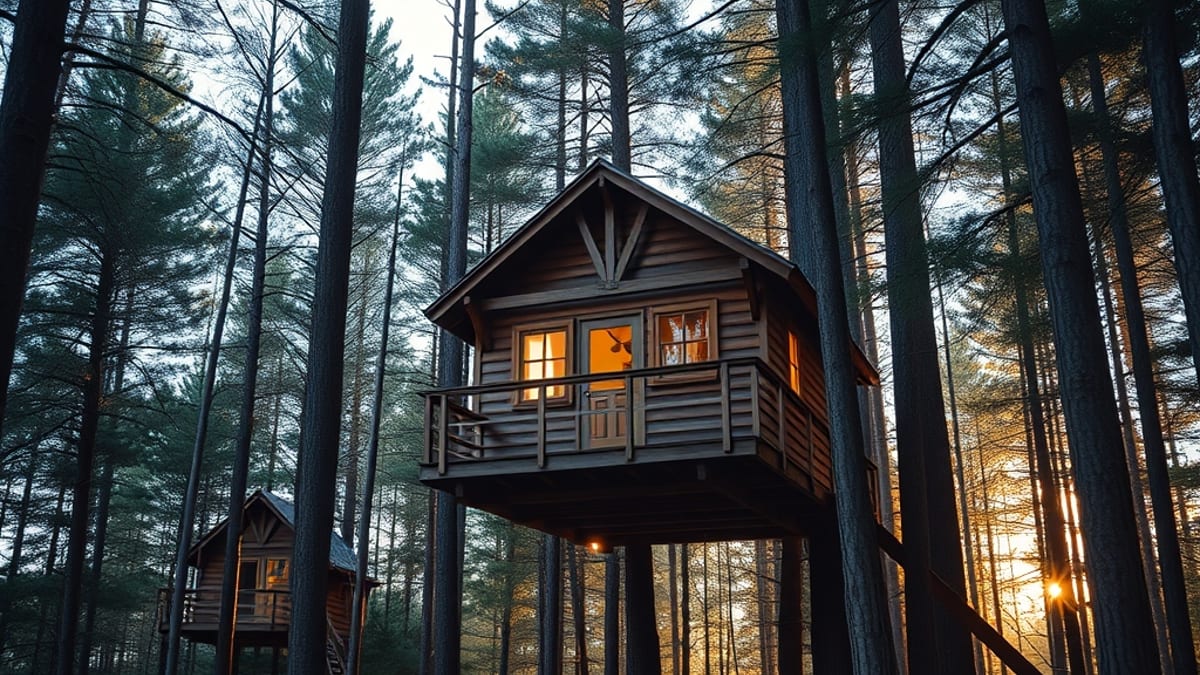 treehouse stays vs safari tents