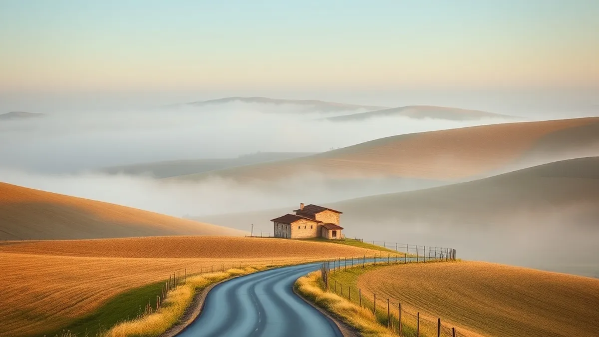 Tuscan villa areas