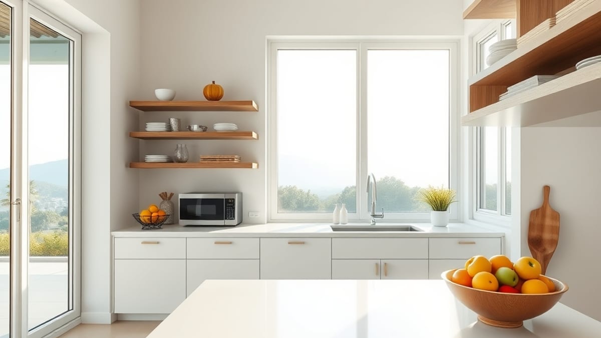 villa kitchen and equipment