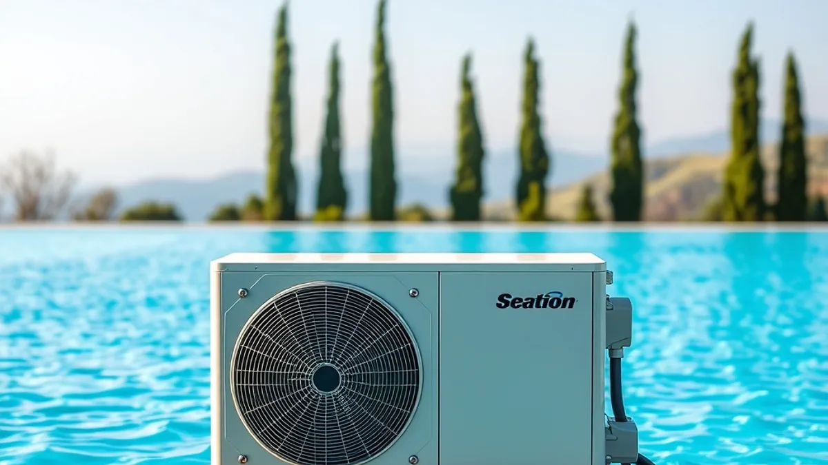 villa pool heating